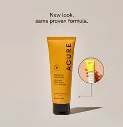 ACURE Brightening Skincare Duo Bundle – Facial Scrub + Body Scrub ACURE JOLIE'S