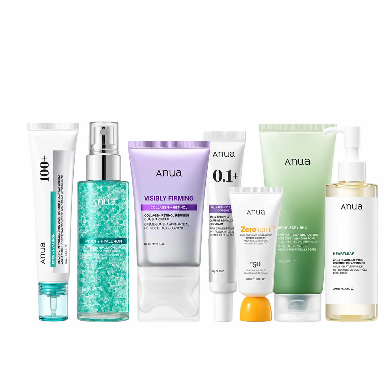 ANUA 7 Step Ultimate Skin Transformation Daily Routine Set DOKAN JOLIE'S