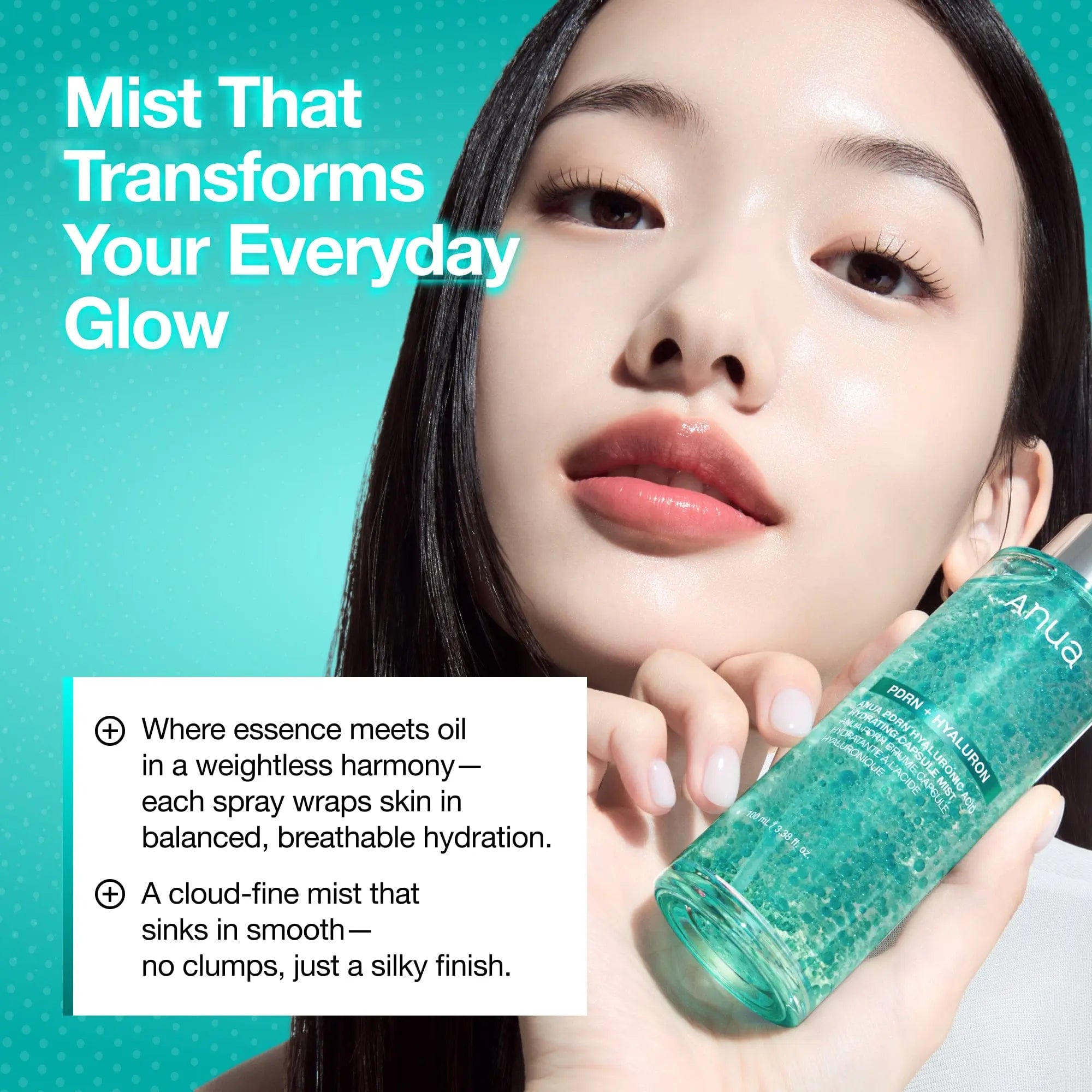 ANUA PDRN Collagen Glow Facial Serum Spray - JOLIE'S