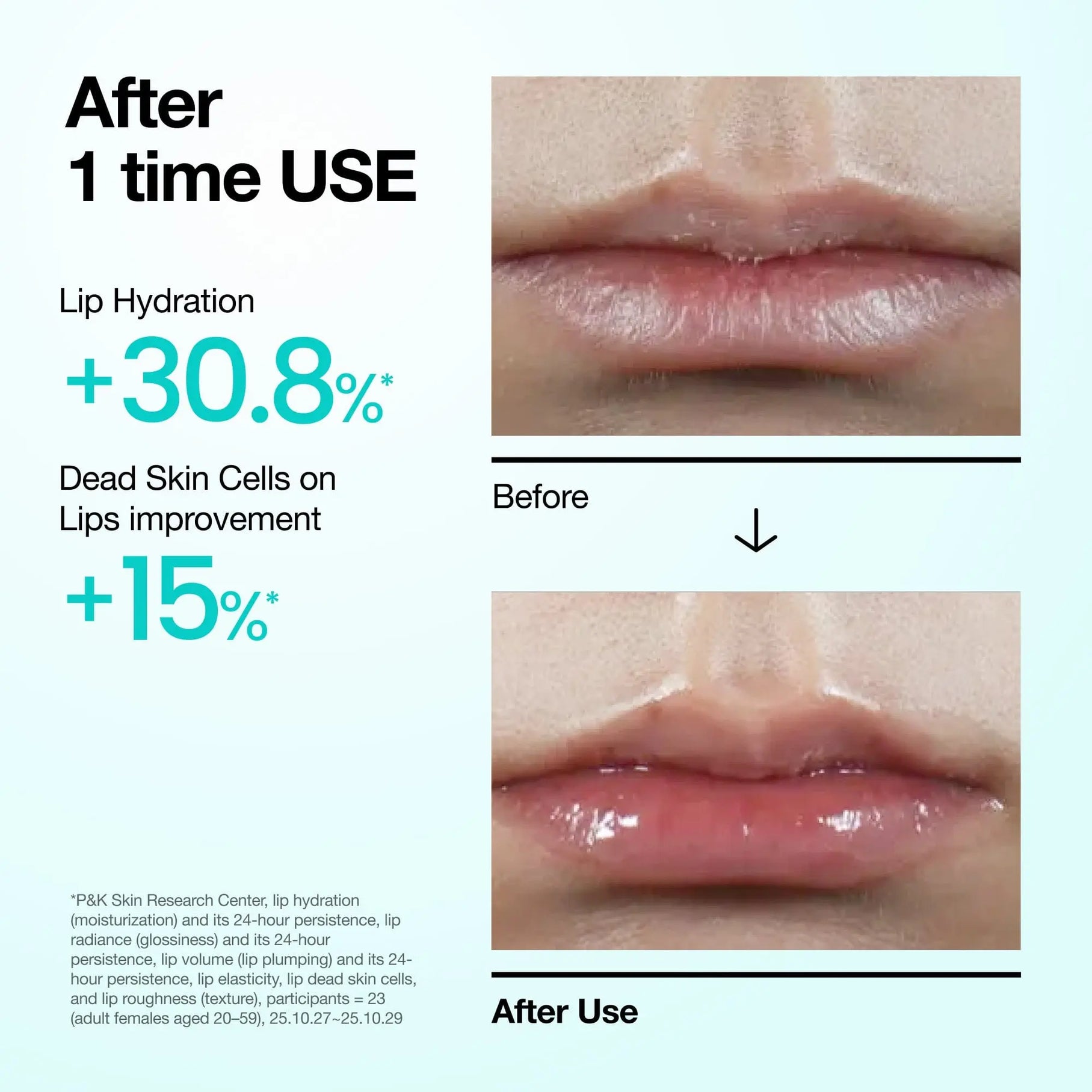 ANUA PDRN Lip Serum bottle with applicator, featuring clear packaging and red and white label for nourishing lip care.