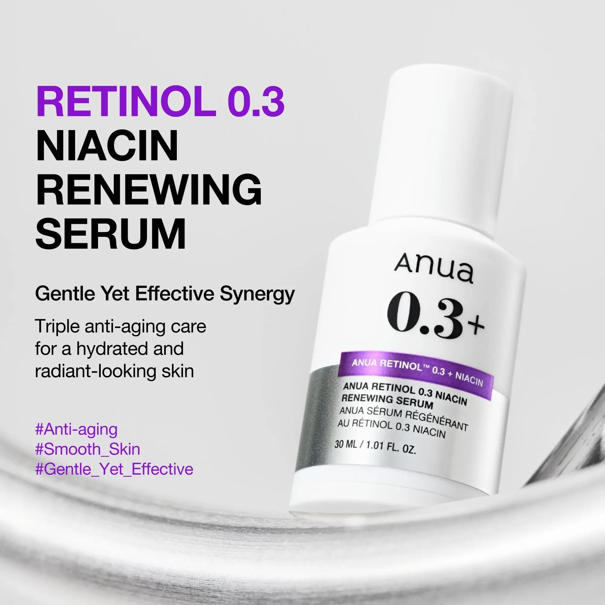 ANUA Retinol Anti-Aging Duo bundle featuring two skincare products with retinol for youthful, rejuvenated skin.