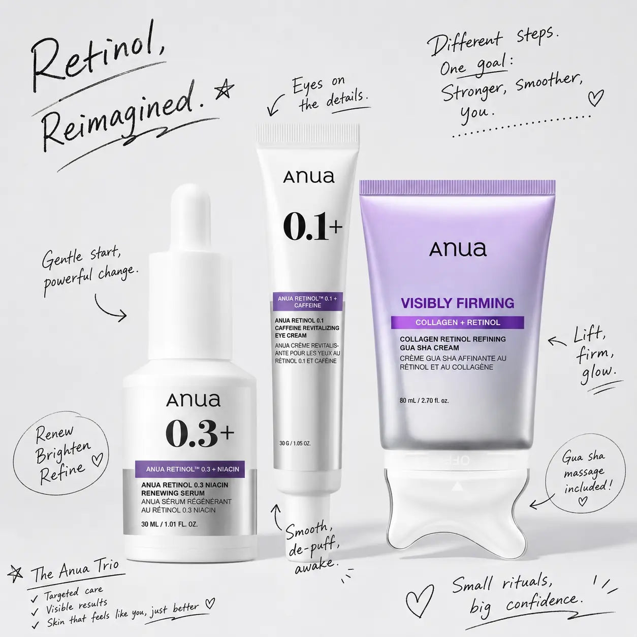 ANUA Retinol Skin Reset Trio ANUA JOLIE'S