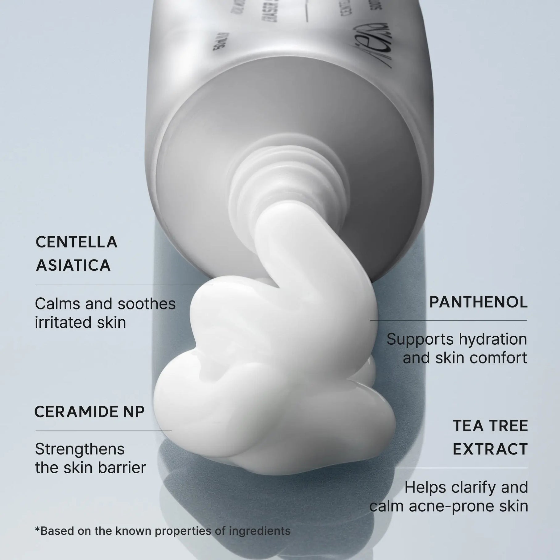 ARENCIA Eraser Soothing Cream jar with white lid, showcasing the skincare product for gentle skin relief and hydration.