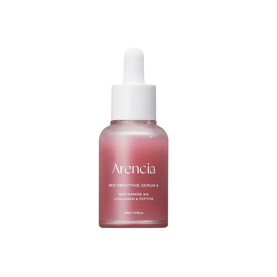 ARENCIA Pore Perfection Collagen Serum Duo for skincare, featuring two 830ml bottles with clear labels and serum inside.