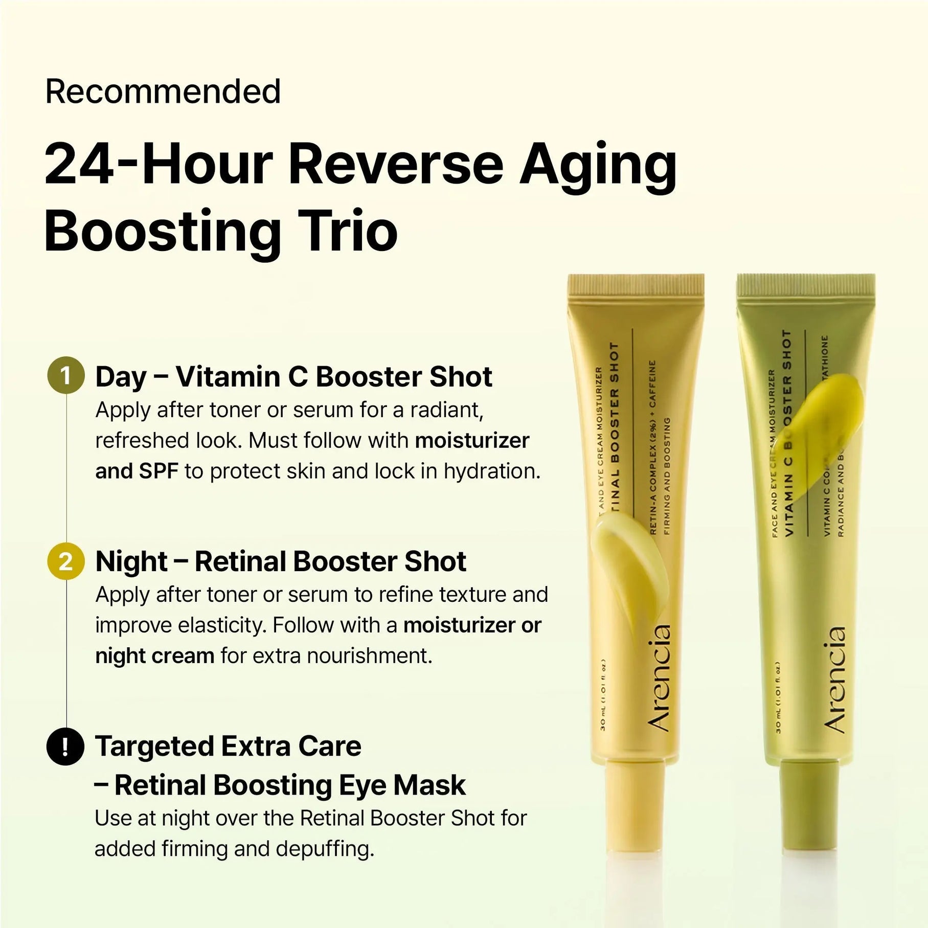 ARENCIA Reverse Aging Boosting Trio ARENCIA JOLIE'S