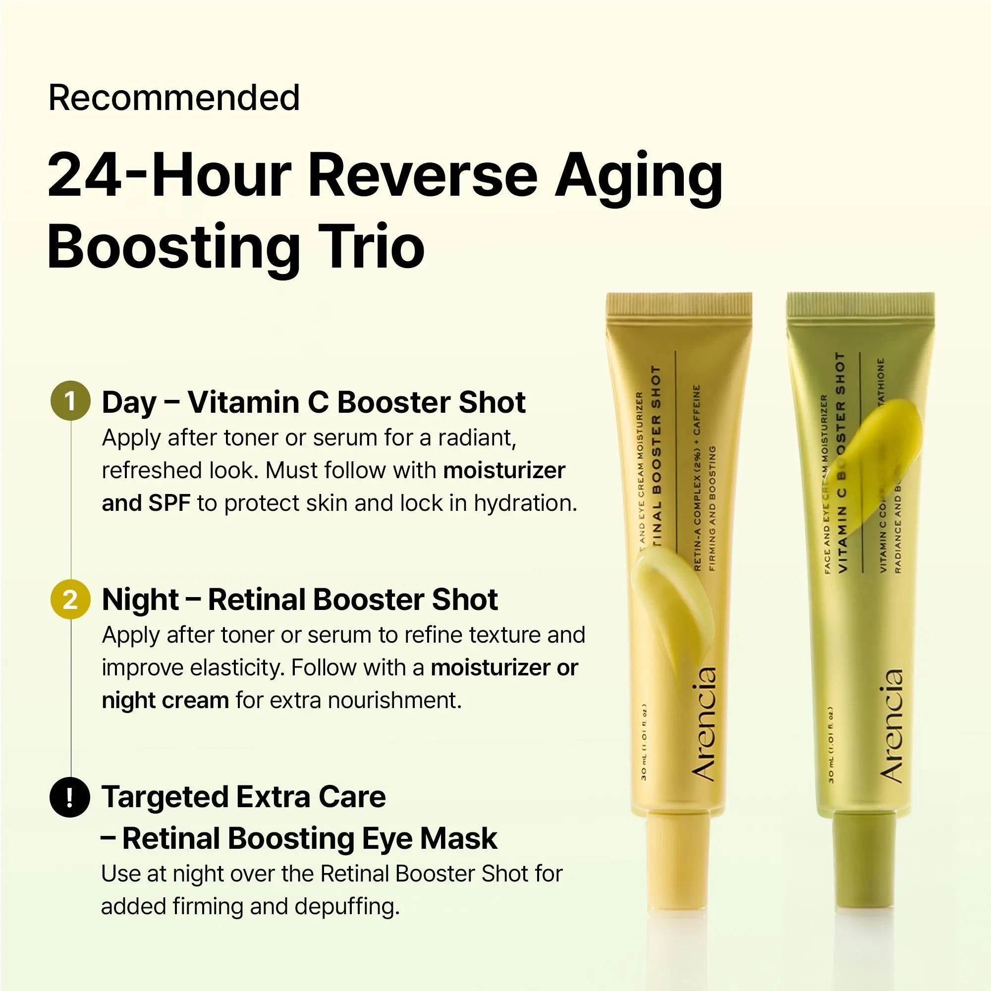 ARENCIA Reverse Aging Boosting Trio ARENCIA JOLIE'S