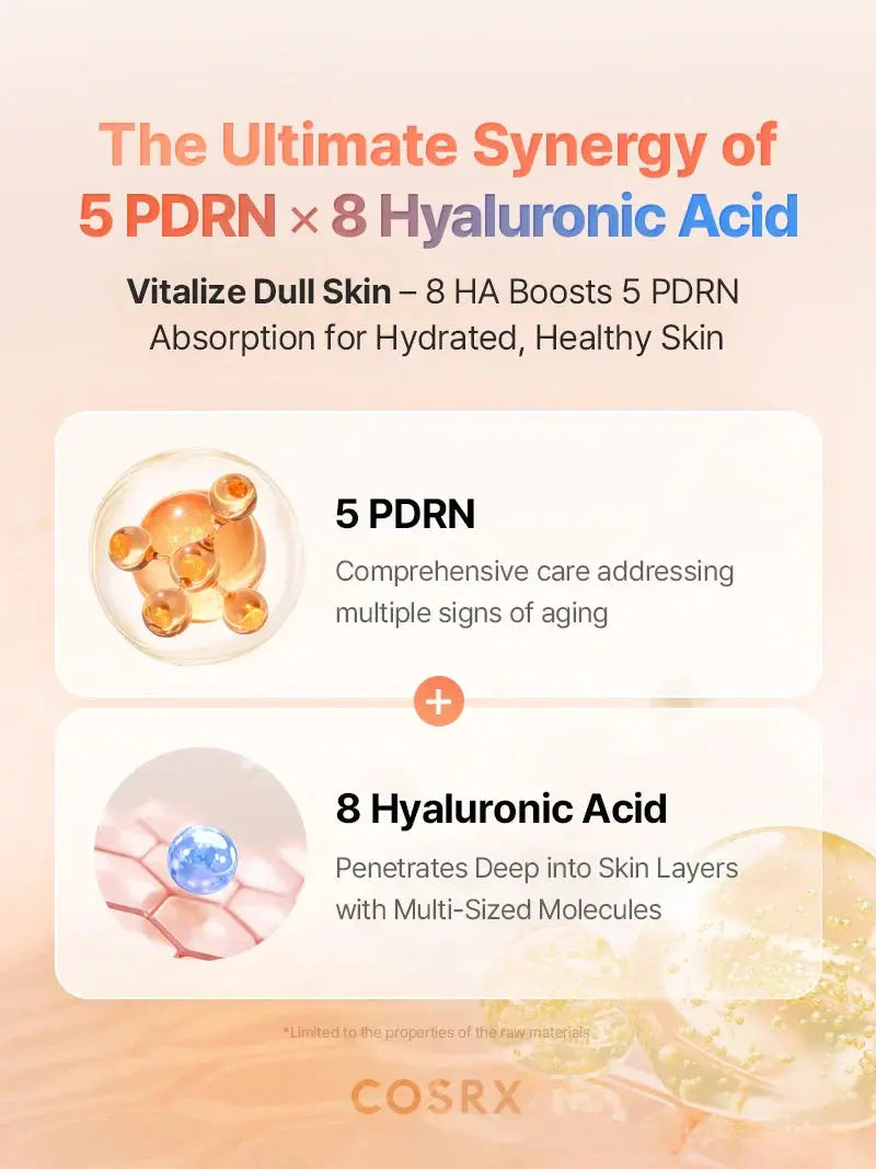 COSRX 5 PDRN Hyaluronic Acid Vital Hydrating Hydrogel Mask COSRX JOLIE'S