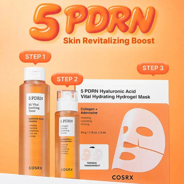 COSRX 5 PDRN Hyaluronic Acid Vital Hydrating Hydrogel Mask COSRX JOLIE'S