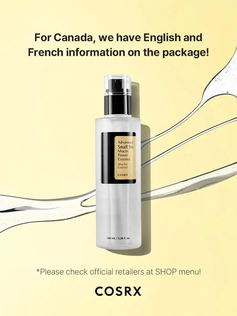 COSRX Advance Snail 96 Mucin Power Essence 100 ml - JOLIE'S
