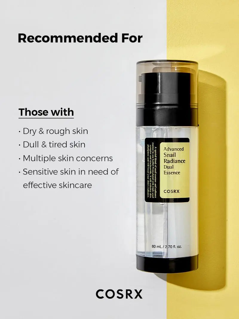 COSRX Advanced Snail Radiance Dual Essence 80 ml - JOLIE'S
