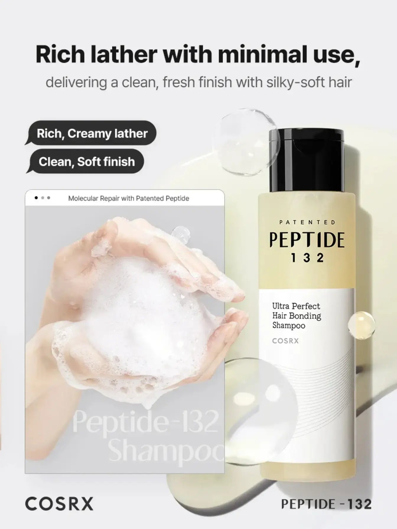COSRX Peptide 132 Hair Bonding Kit - JOLIE'S