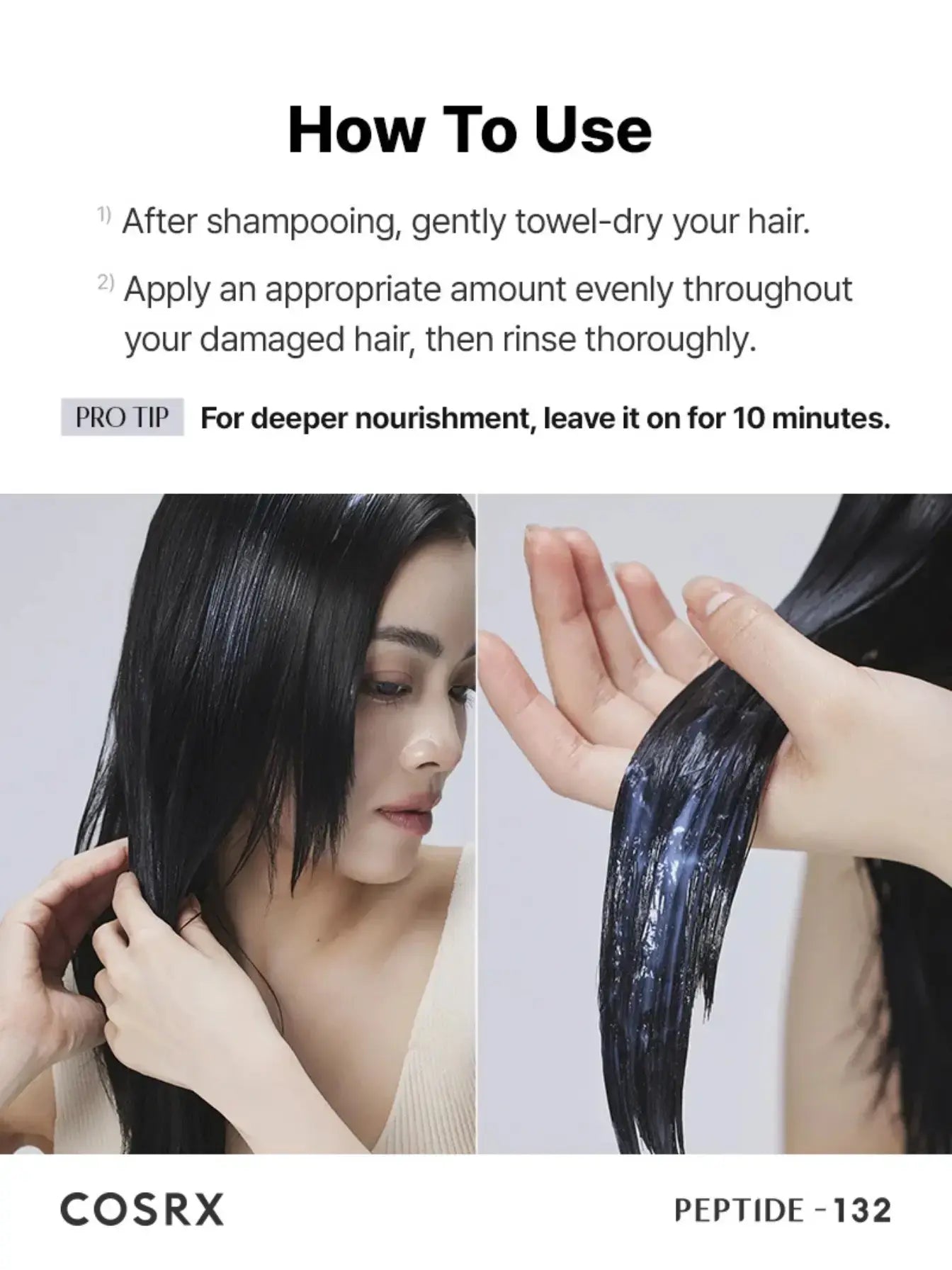 COSRX Peptide 132 Hair Bonding Kit - JOLIE'S