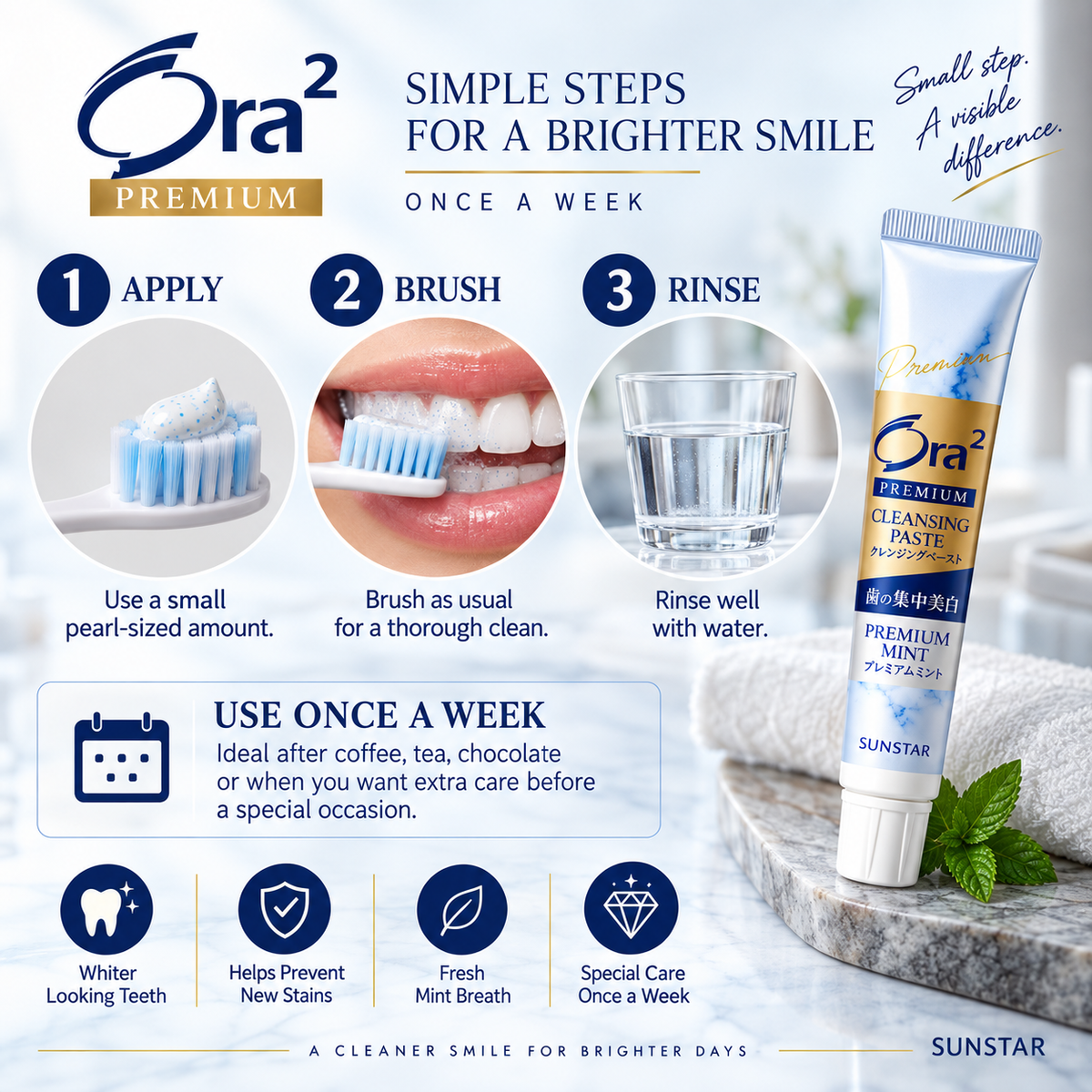 Ora² Premium Cleansing Toothpaste Premium Mint 17g