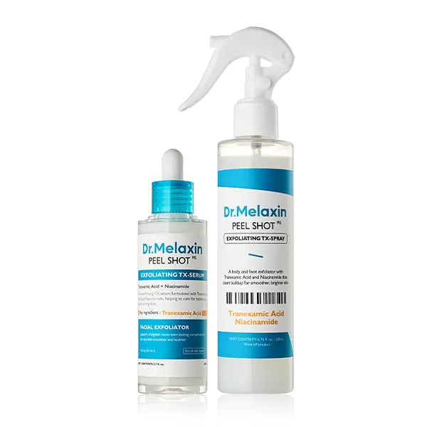 Dr.MELAXIN TX Exfoliating & Tone Peel Shot Smoothing Duo - JOLIE'S