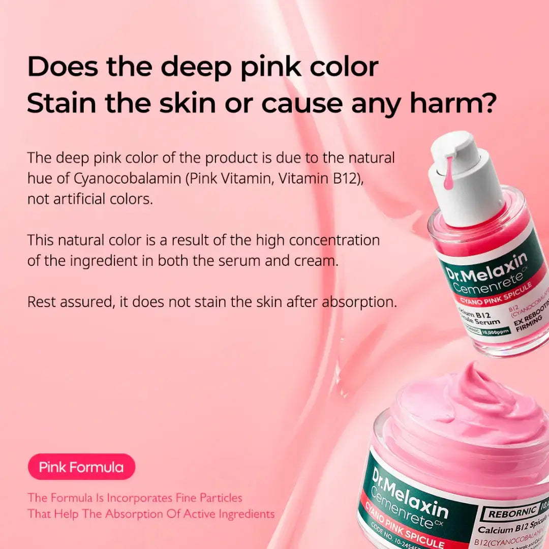 Dr.Melaxin Cemenrete Cyano Pink Spicule Set - JOLIE'S