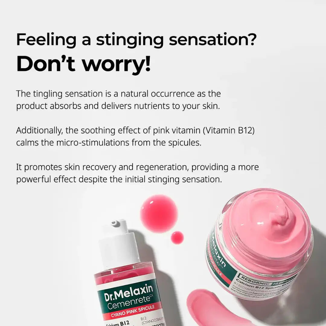 Dr.Melaxin Cemenrete Cyano Pink Spicule Set - JOLIE'S