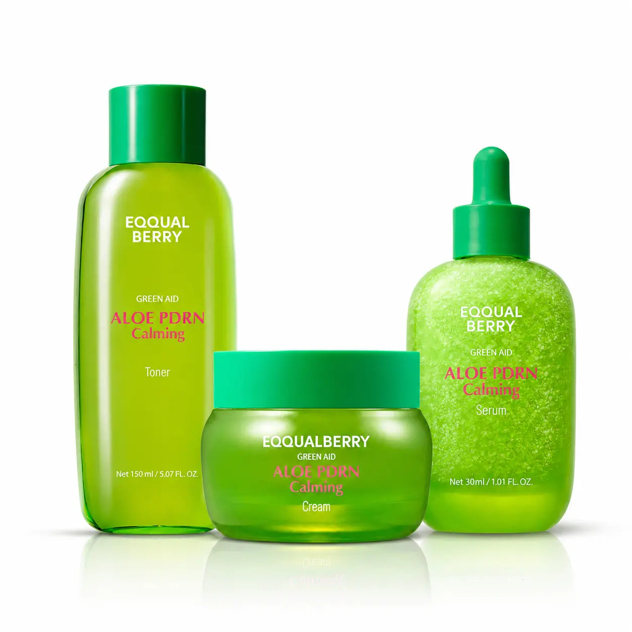 EQQALBERRY Green Aid Aloe PDRN Calming Set - DOKAN