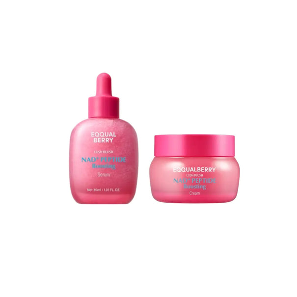 EQQUALBERRY Lush Blush NAD+ Peptide Boosting Skincare Set EQQUALBERRY JOLIE'S