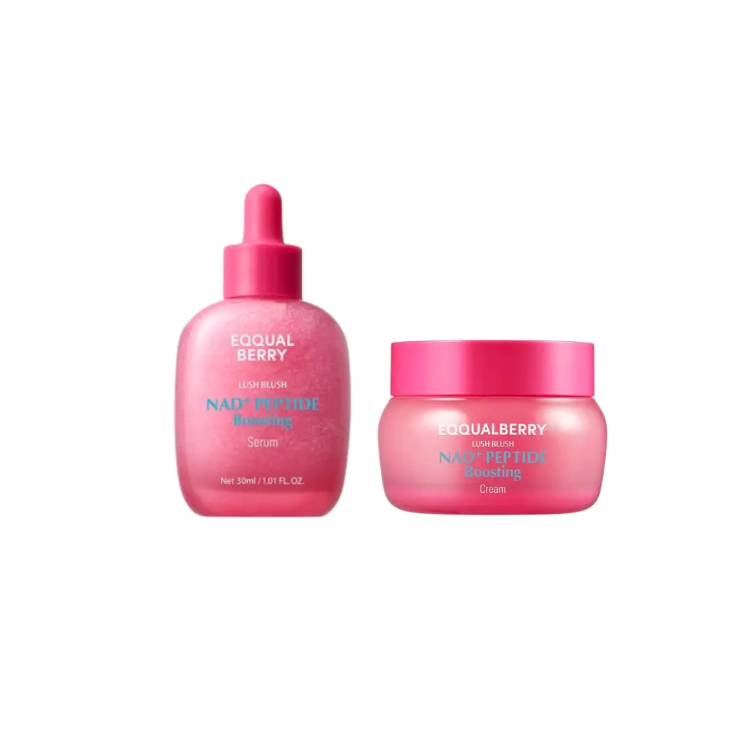 EQQUALBERRY Lush Blush NAD+ Peptide Boosting Skincare Set EQQUALBERRY JOLIE'S