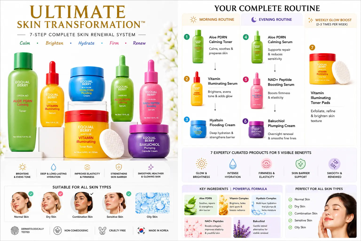 EQQUALBERRY Ultimate Skin Transformation Program Medicube JOLIE'S