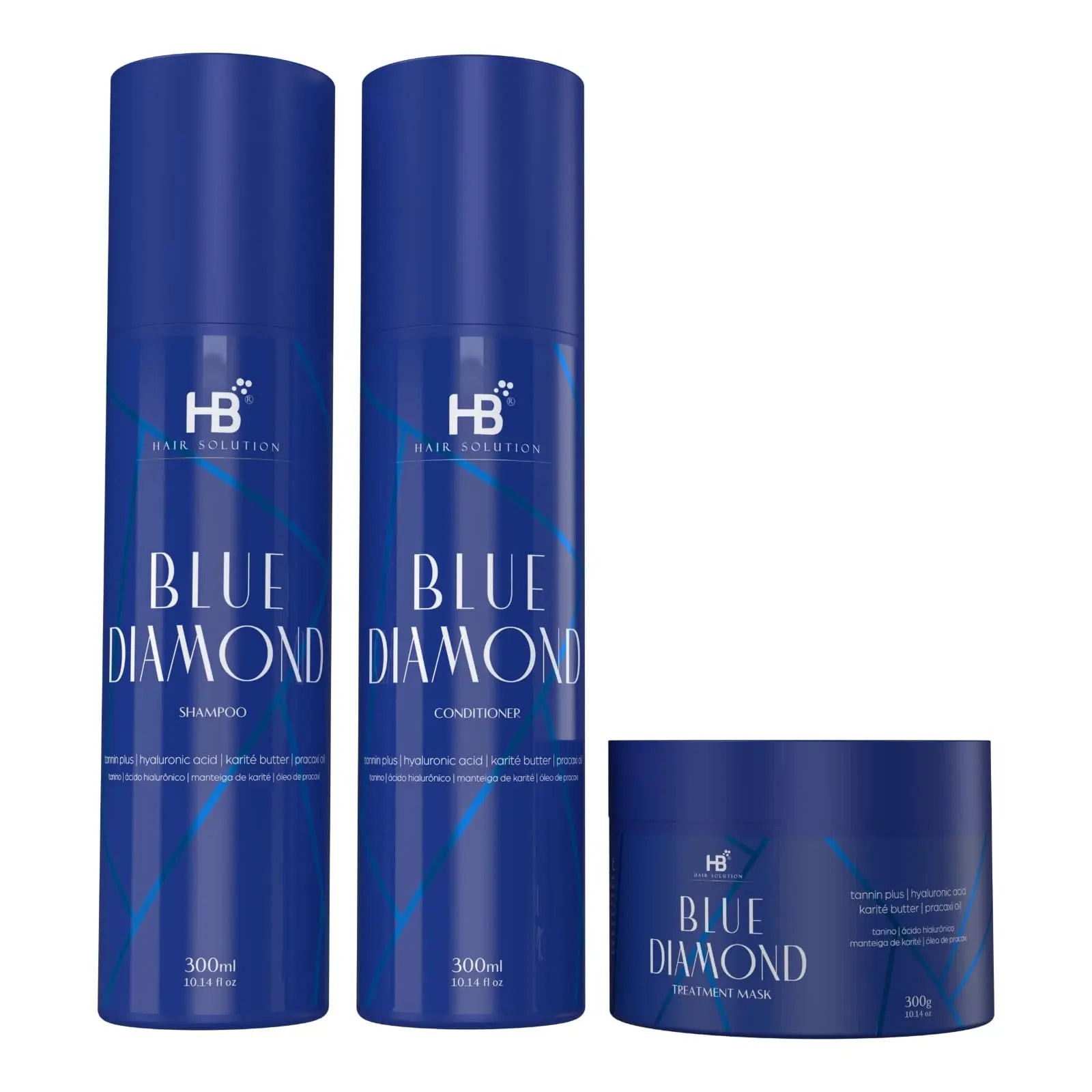 HB HAIR SOLUTION Blue Diamond Anti Frizz System - JOLIE'S