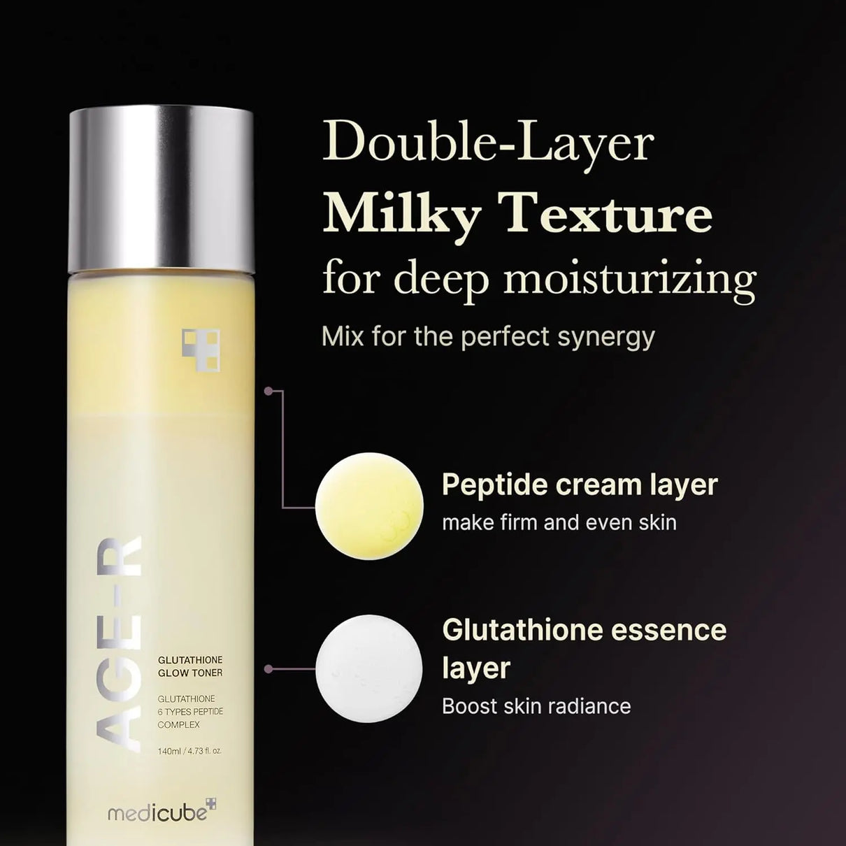 MEDICUBE Age-R Glutathione Glow Toner 140 ML Medicube JOLIE'S