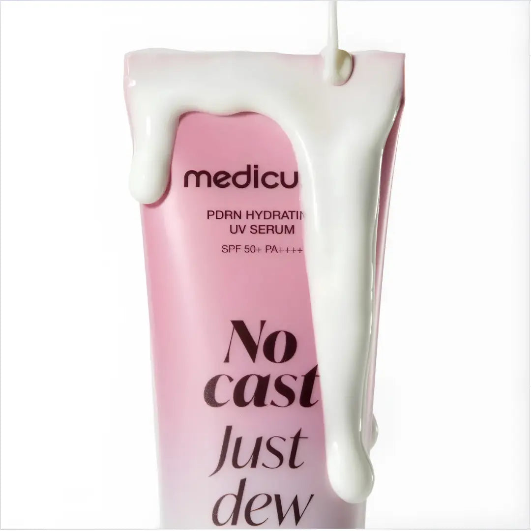 MEDICUBE No Cast Just Dew PDRN Hydrating UV Serum 50 ml - DOKAN