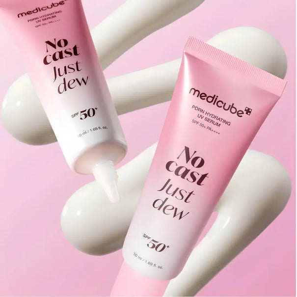 MEDICUBE No Cast Just Dew PDRN Hydrating UV Serum 50 ml - DOKAN