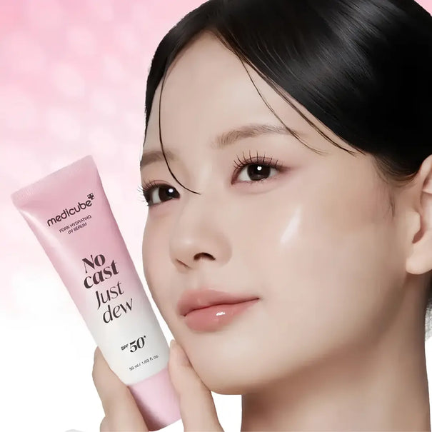 MEDICUBE No Cast Just Dew PDRN Hydrating UV Serum 50 ml - DOKAN