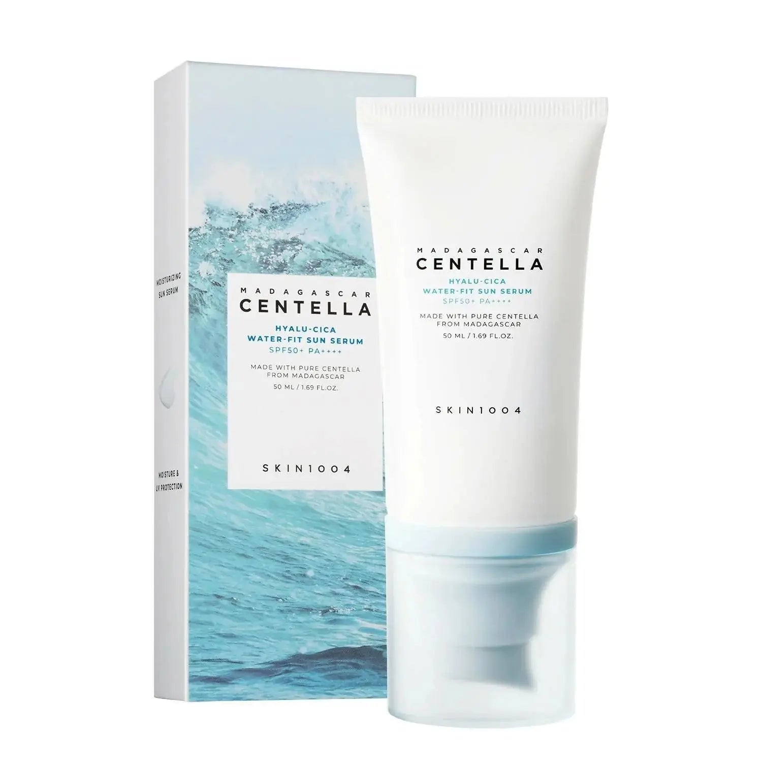 Madagascar Centella Hyalu-Cica Water-Fit Sun Serum (SPF50+ PA++++) - 50 ml SKIN 1004 JOLIE'S