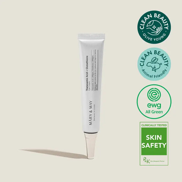 Mary & May Tranexamic Acid+ Glutathione Eye Cream  30ml + FREE 2pc mini Eye Cream Mary & May