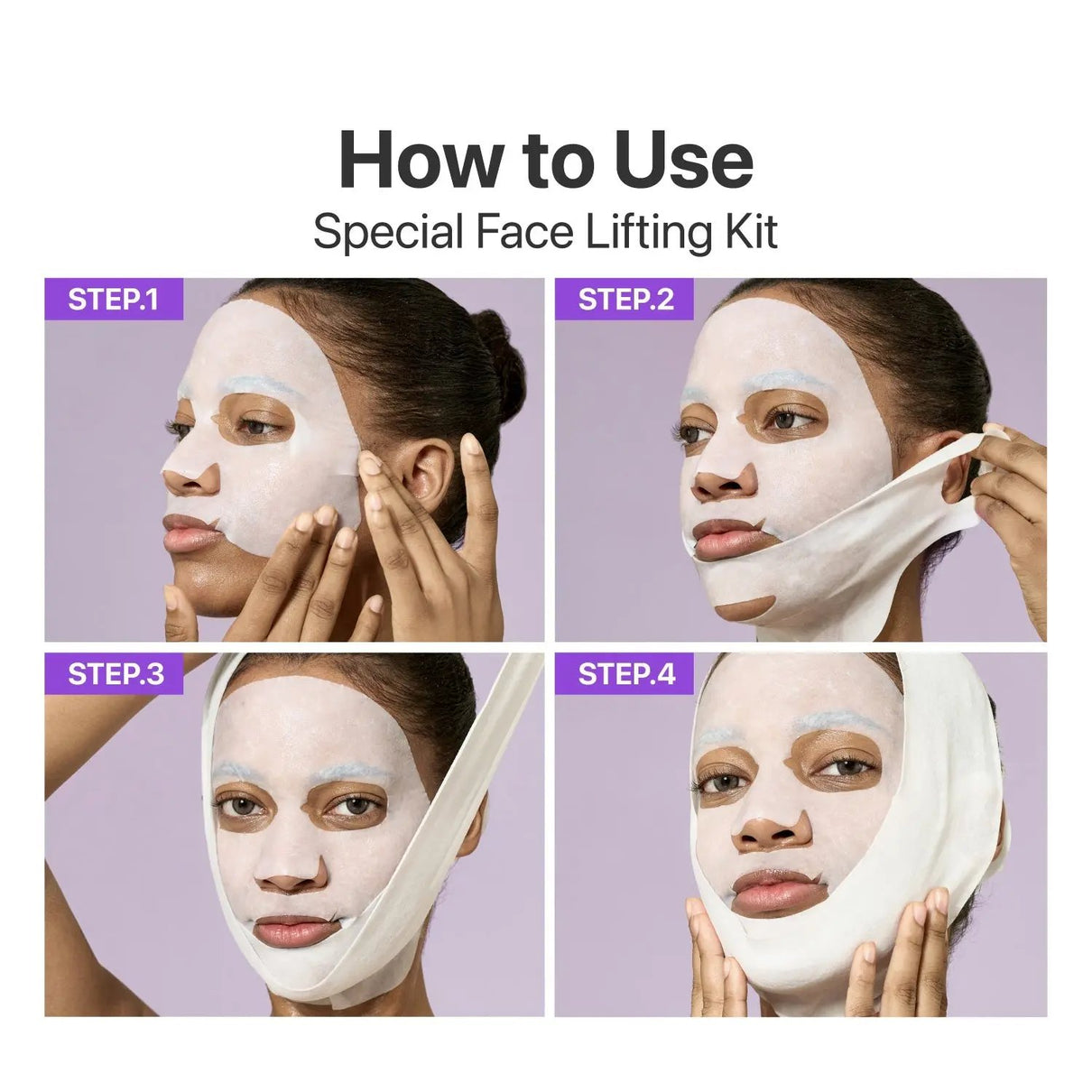 NUMBUZIN No.9 NAD+ BIO Lifting-sil Full Face Mask (4 Sheets + Lifting Band) numbuzin JOLIE'S