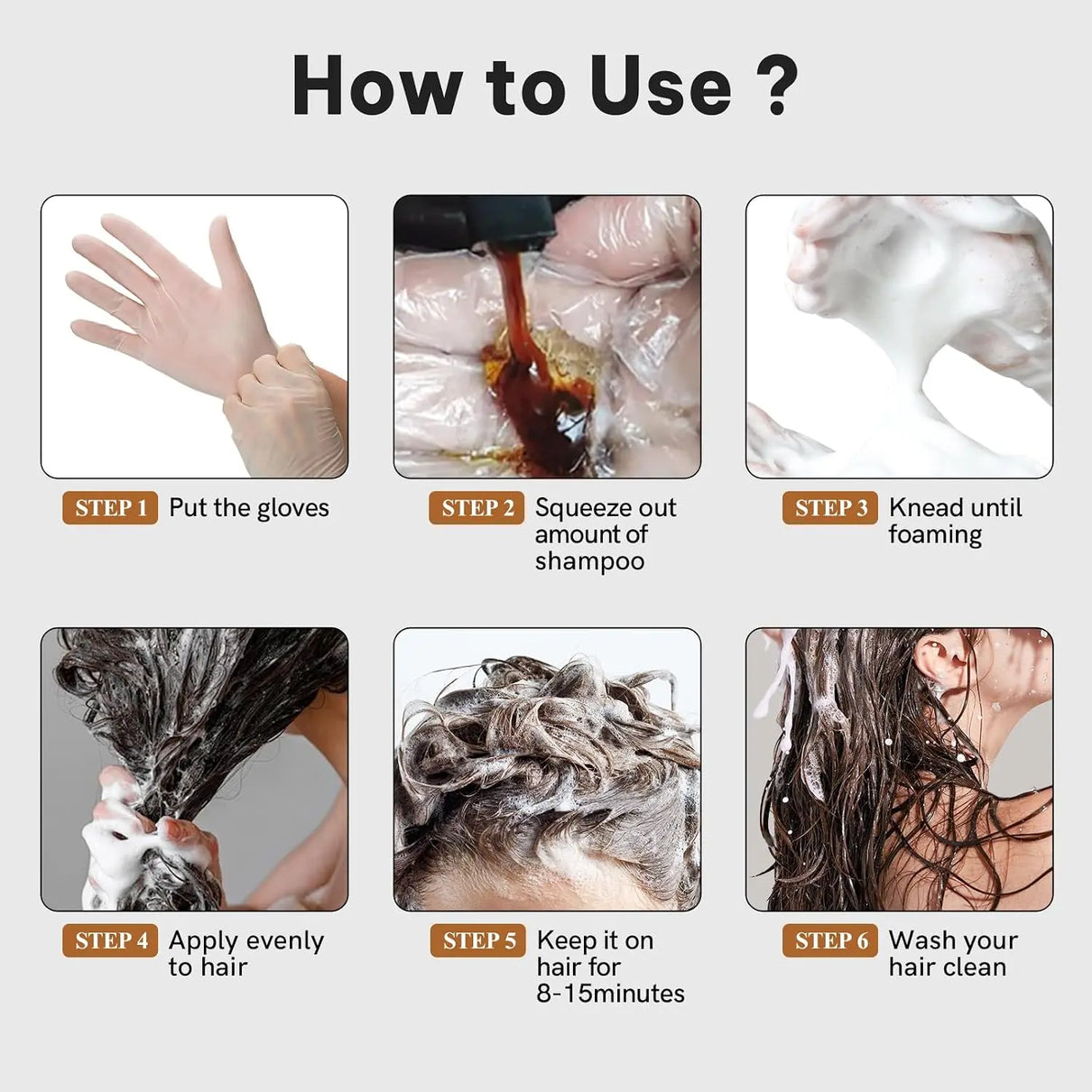 NUSPA Natural Hair Dye Argan Oil Infused Shampoo 400 ML NUSPA JOLIE'S