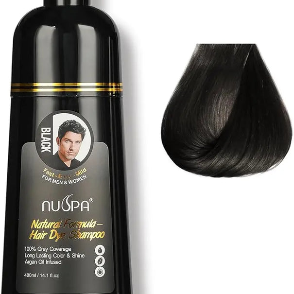 NUSPA Natural Hair Dye Argan Oil Infused Shampoo 400 ML NUSPA JOLIE'S