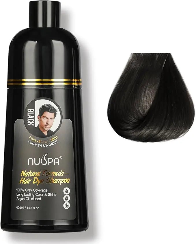NUSPA Natural Hair Dye Argan Oil Infused Shampoo 400 ML NUSPA JOLIE'S