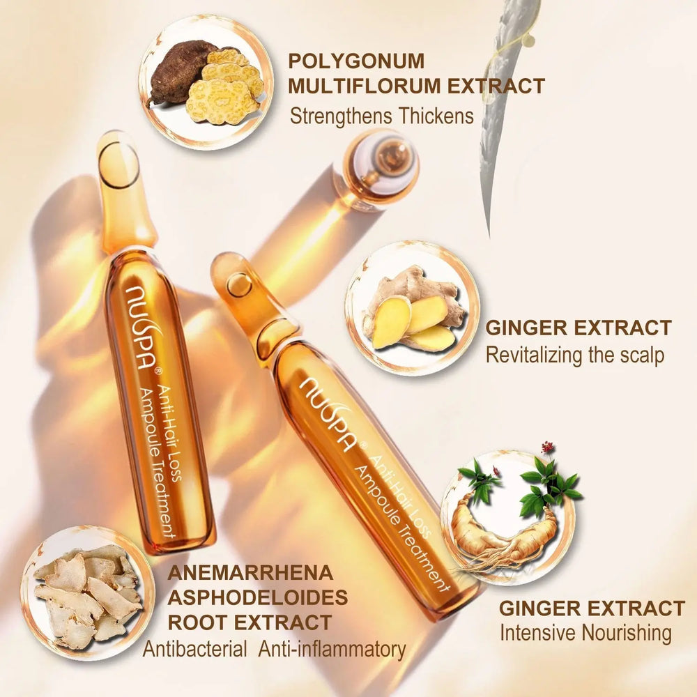 NUSPA Rejuvenating & Revitalizing Anti-Hair Loss Ampoule Treatment 10ML x 10 NUSPA JOLIE'S