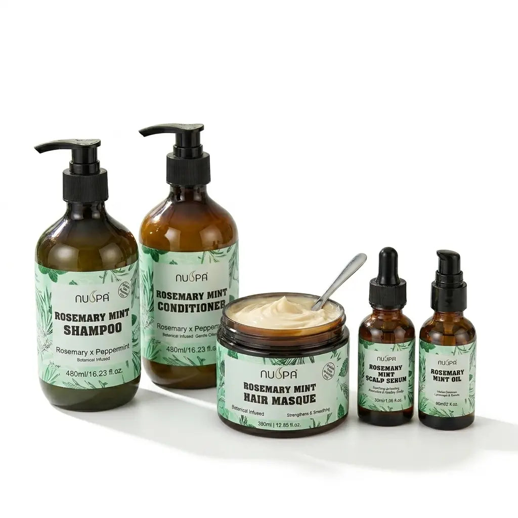 NUSPA Rosemary Mint Hair Growth & Scalp Complete Care Set NUSPA JOLIE'S