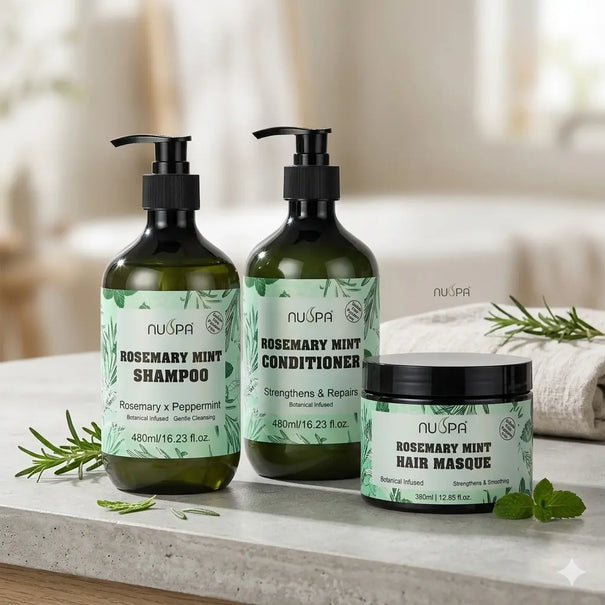 NUSPA Rosemary Mint Hair Growth & Scalp Complete Care Set NUSPA JOLIE'S