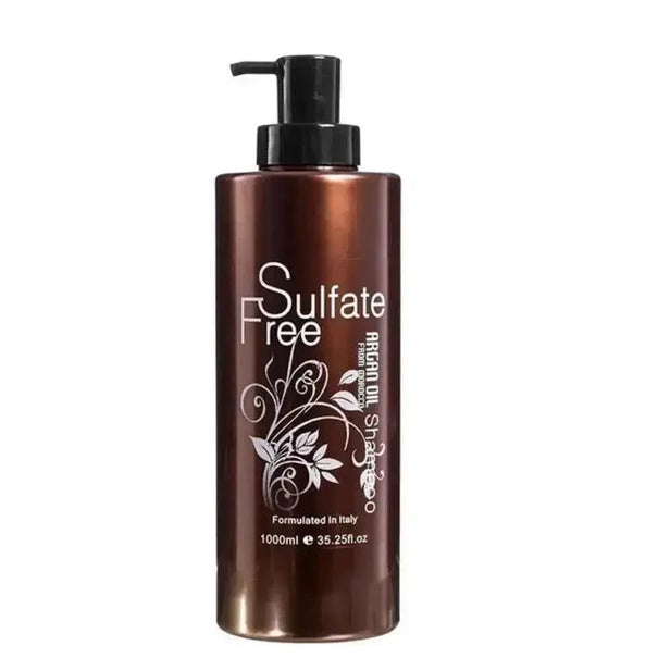 Nuspa Natural Organic Sulfate Free Moroccan Argan Oil Shampoo and Conditioner Set 1000 ml - DOKAN