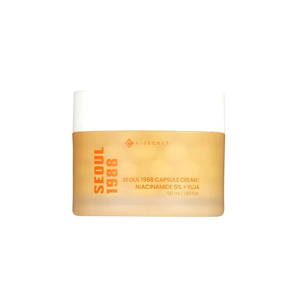 SEOUL 1988 Capsule Cream : Niacinamide 5% + Yuja - 50 ml K-SECRET