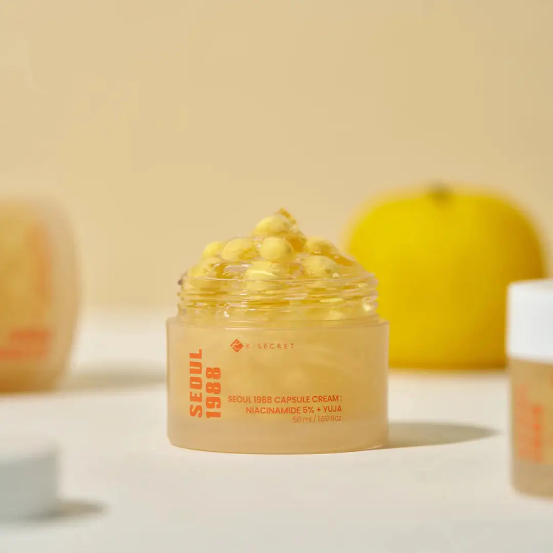 SEOUL 1988 Capsule Cream : Niacinamide 5% + Yuja - 50 ml K-SECRET