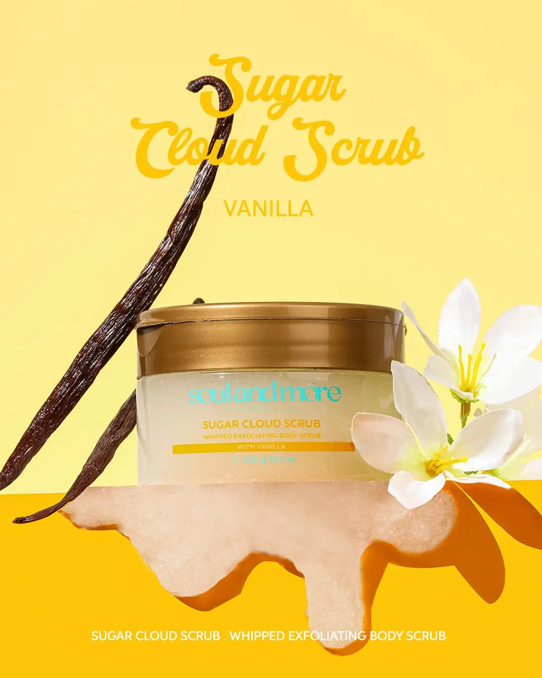SOUL AND MORE Vanilla Body Scrub - JOLIE'S