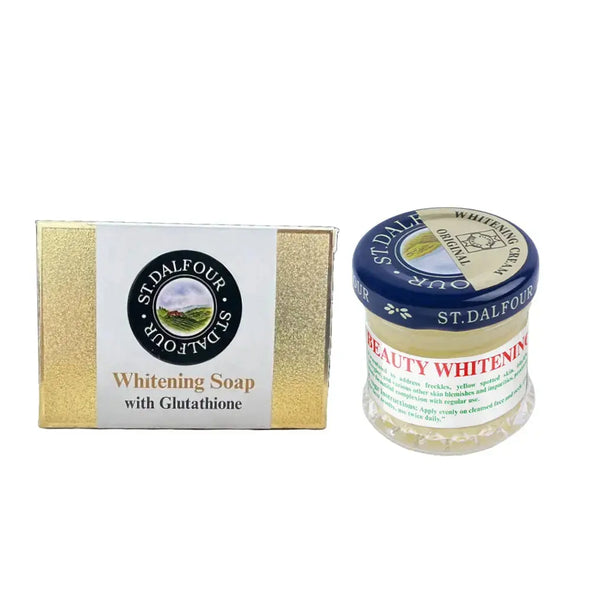 St Dalfour Philpina Beauty Whitening Strong Formula Cream & Soap