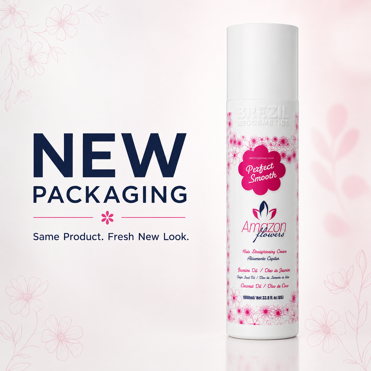 Amazon Flowers Perfect Smooth 1000 ml new packaging design