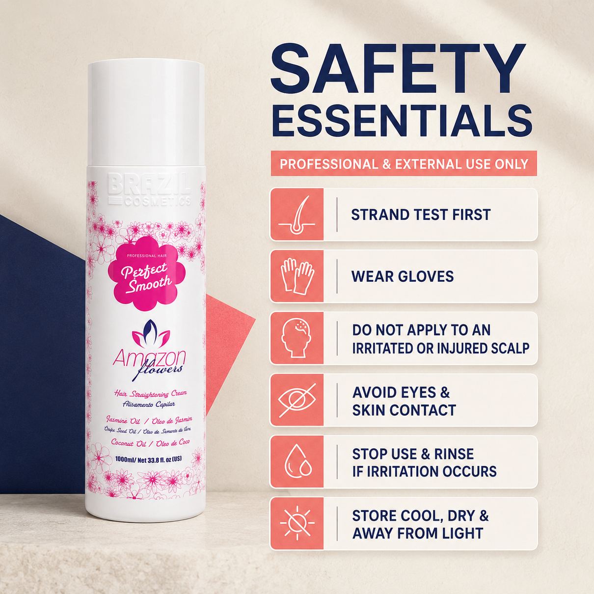 Amazon Flowers Perfect Smooth professional safety precautions