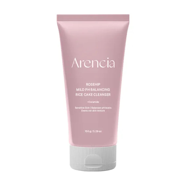 ARENCIA Rosehip Mild pH Balancing Rice Cake Cleanser – 150g
