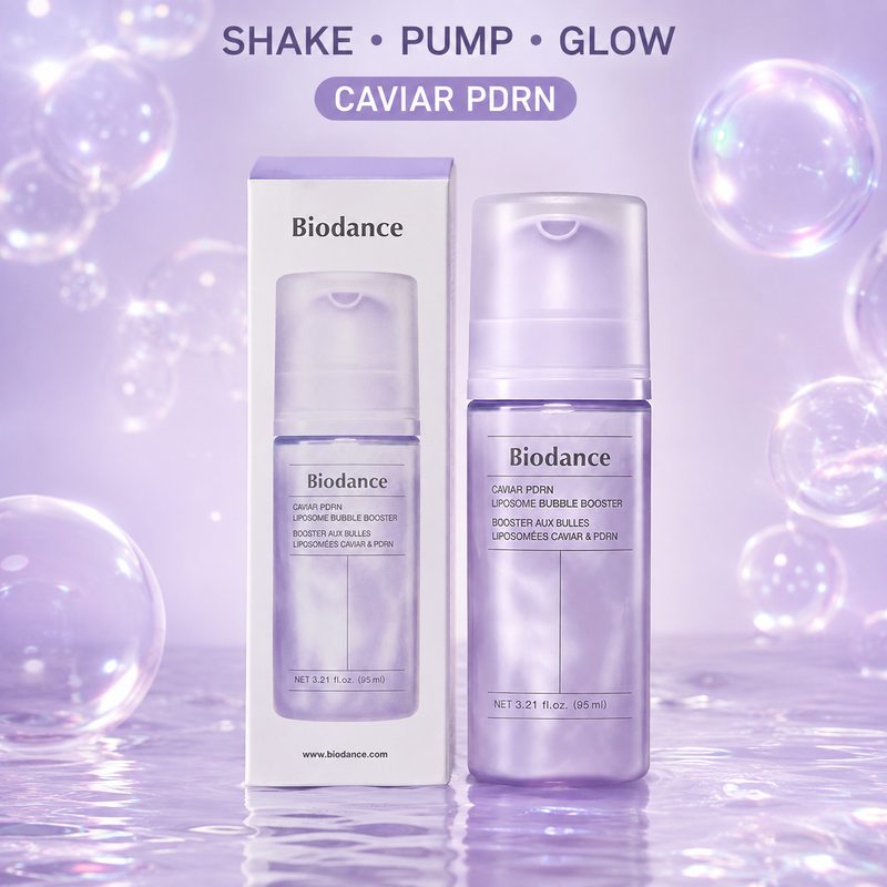 Biodance Caviar PDRN Liposome Bubble Booster with matching box