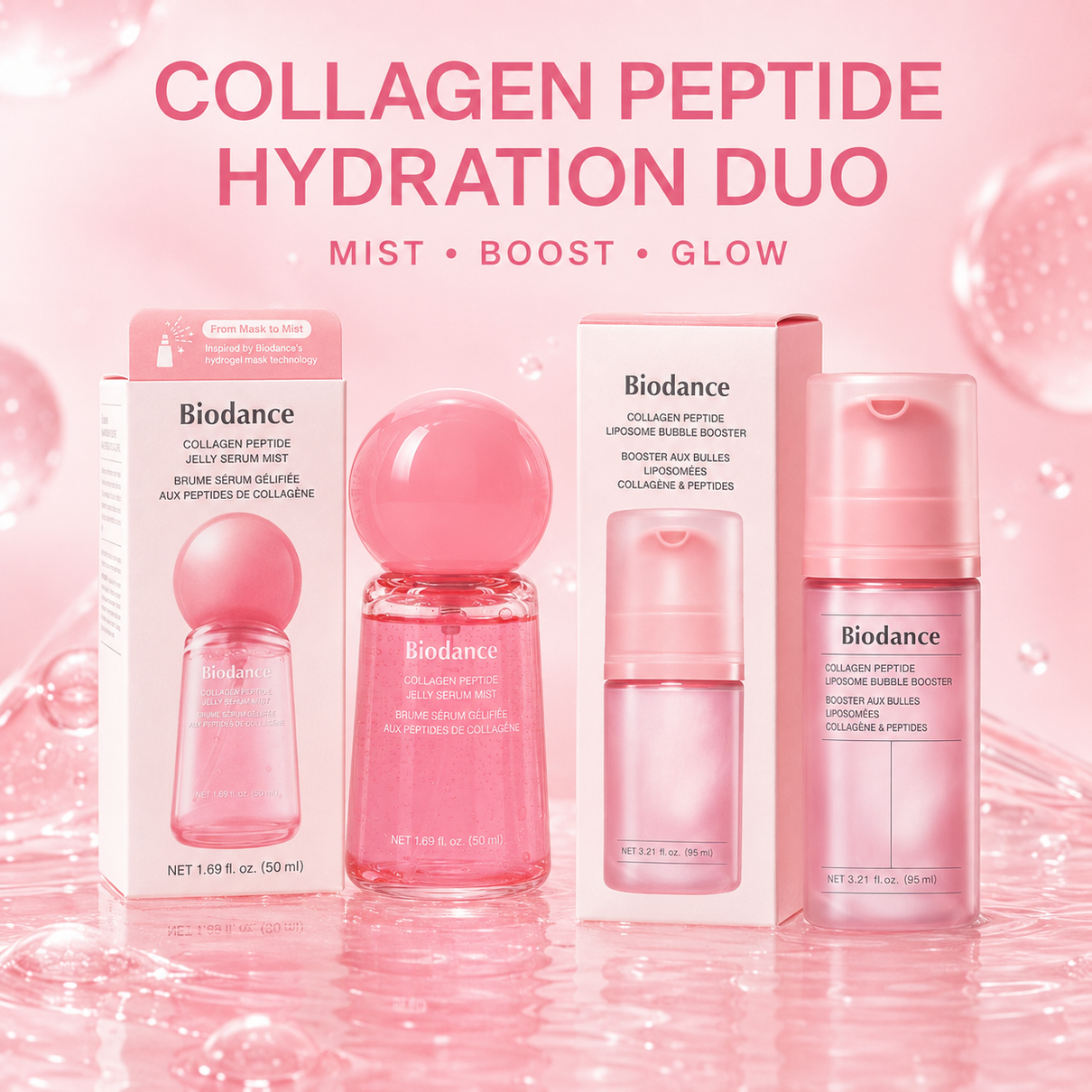 Biodance Collagen Peptide Hydration Duo routine