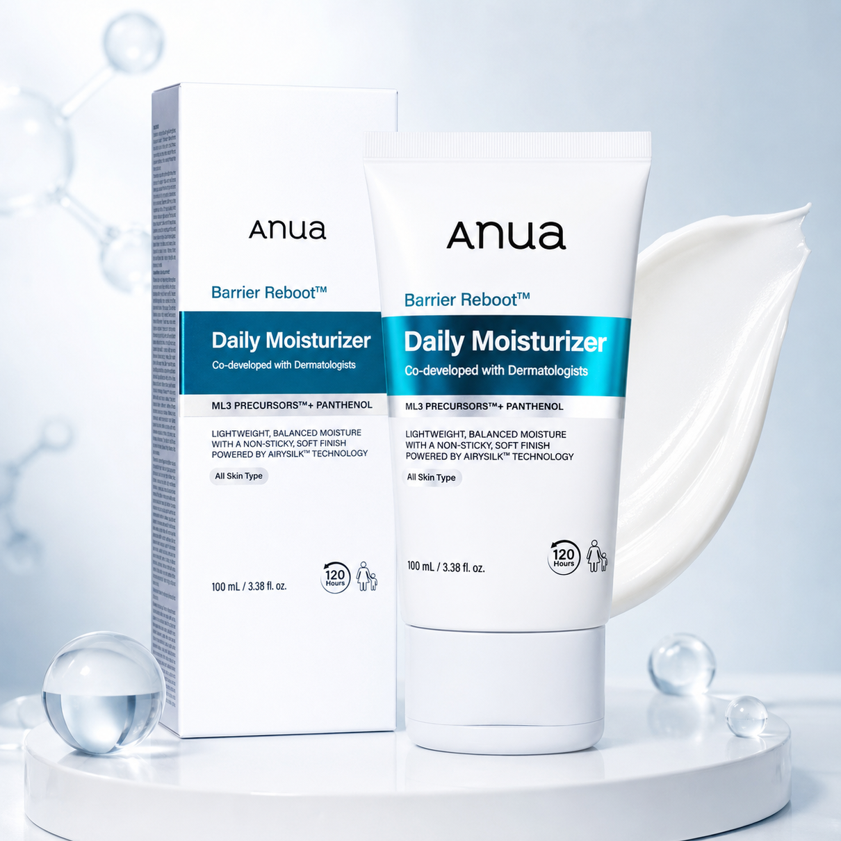 ANUA Barrier Reboot Daily Moisturizer texture and benefits
