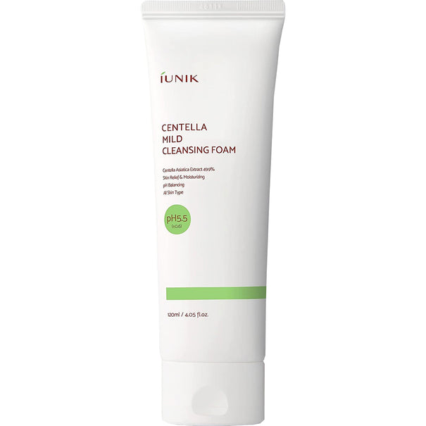 IUNIK Centella Mild Cleansing Foam – 120ml